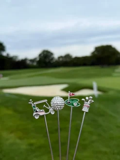 Golf Cocktail Picks, Set of 4