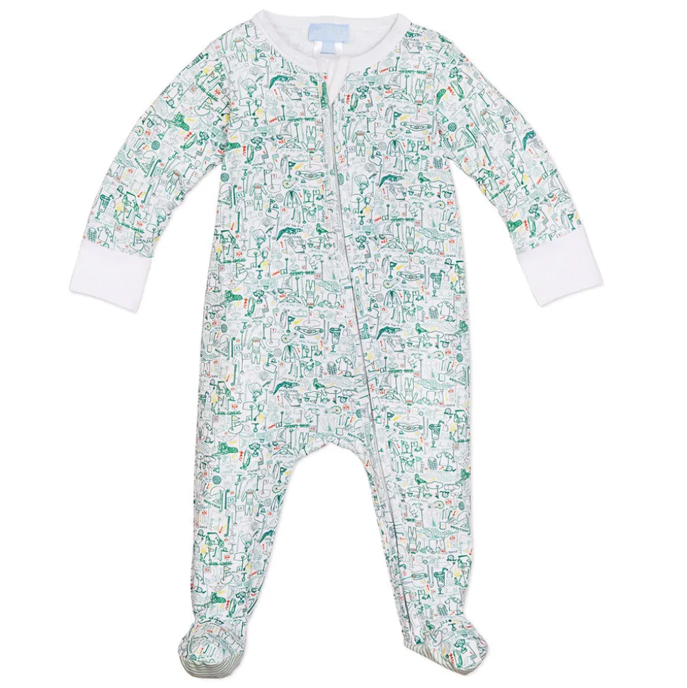 Golf Zip Baby Onesie