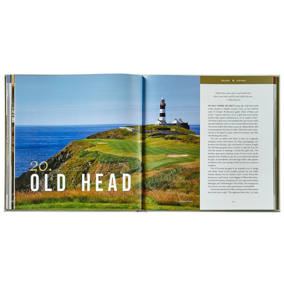 Golfing the British Isles in Ice Bonded Leather