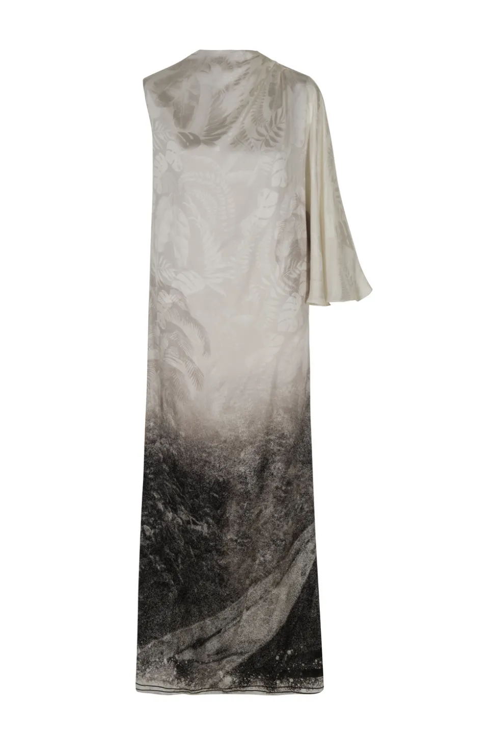 Gonzalez Silk Jacquard Maxi Dress in Paisajes Selva