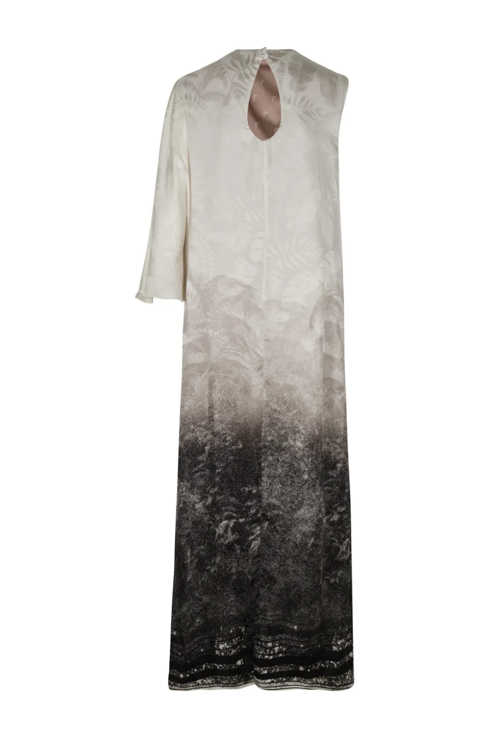 Gonzalez Silk Jacquard Maxi Dress in Paisajes Selva