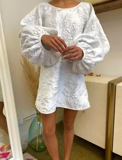 Good Luck Dress in All White