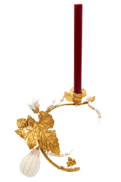 Gourd Gold Leaf Candleholder