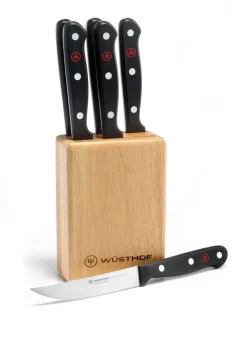 Gourmet Steak Knife Block Set, Set of 6