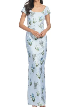 Grace Gown in Cloud Blue Panicle