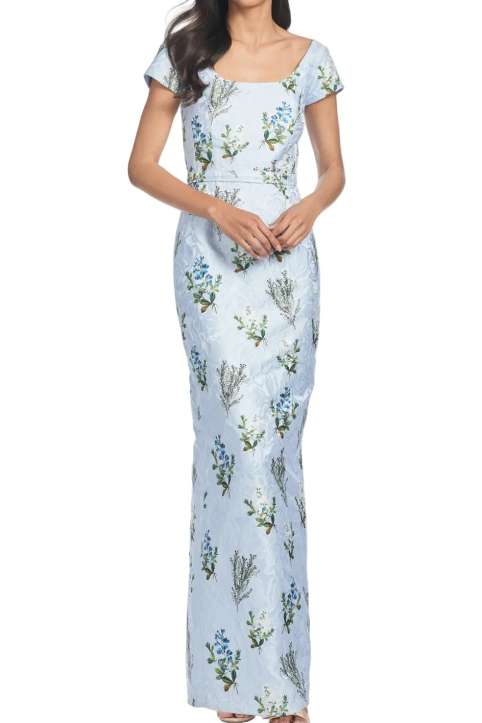 Grace Gown in Cloud Blue Panicle