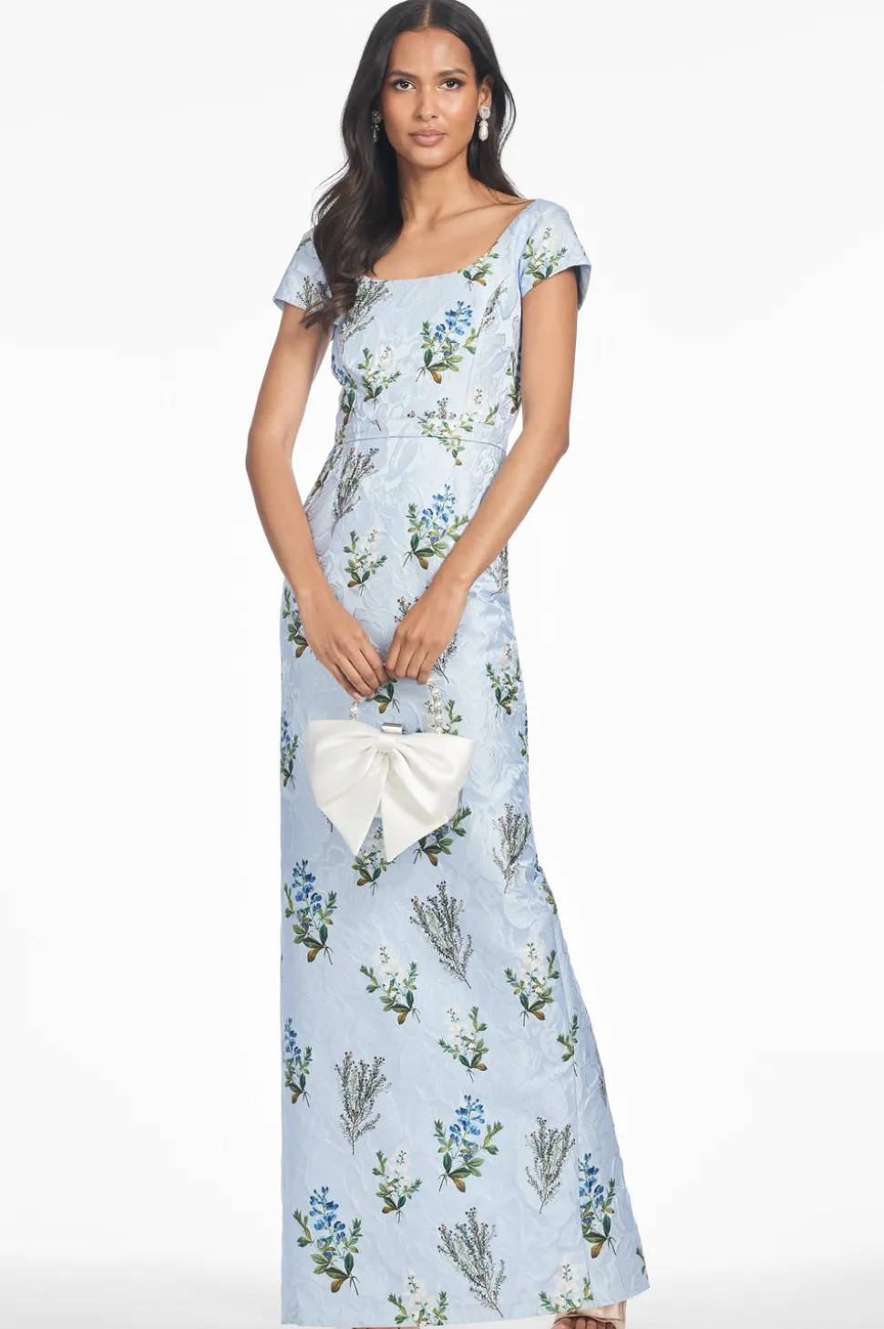 Grace Gown in Cloud Blue Panicle