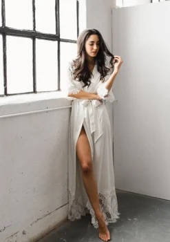 Grace Long Bridal Robe