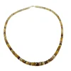 Graduated Natural Zircon Heishi Candy Necklace