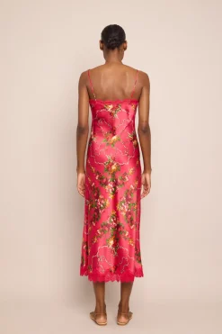 Granada Dress in Gemma Scarf Pink