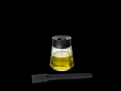 Grand Cru Marinade Glass With Brush in Black
