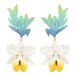 Grand La'akea Orchid Earrings