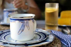 Grande Mugs in Blue Crab, Set of 4