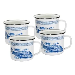 Grande Mugs in Fish Camp, Set of 4