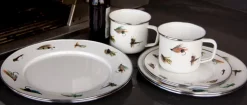 Grande Mugs in Flying Fish, Set of 4