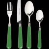 Green Cutlery, Set of 16