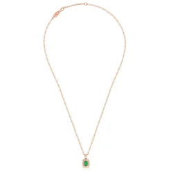 Green Emerald Luna Necklace