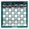 Green Floral Chess Set