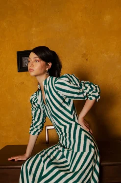 Green Illusion Dress