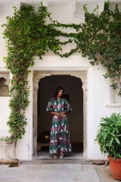 Green Jodhpur Dress