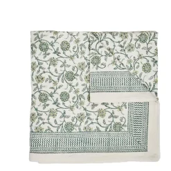 Green Petals Tablecloth