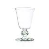 Green Pom Wine Glass