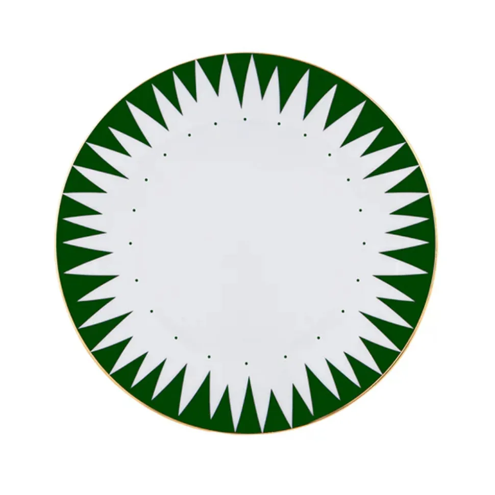 Green Punk Dessert Plate