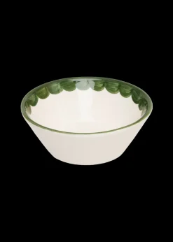 Green Scallop Bowl