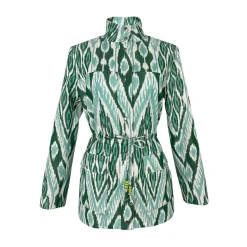 Green Silk Ikat Jacket