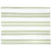 Green Stripe Cotton Tablecloth