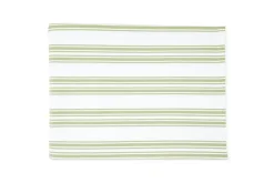 Green Stripe Cotton Tablecloth