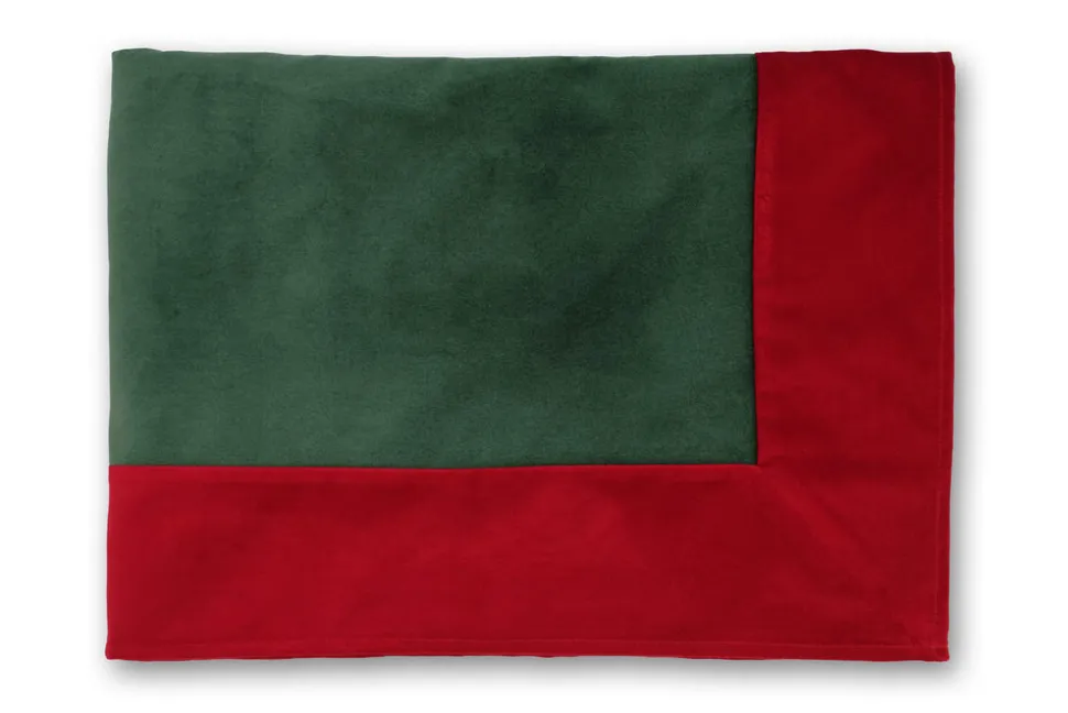 Green Velvet Tablecloth