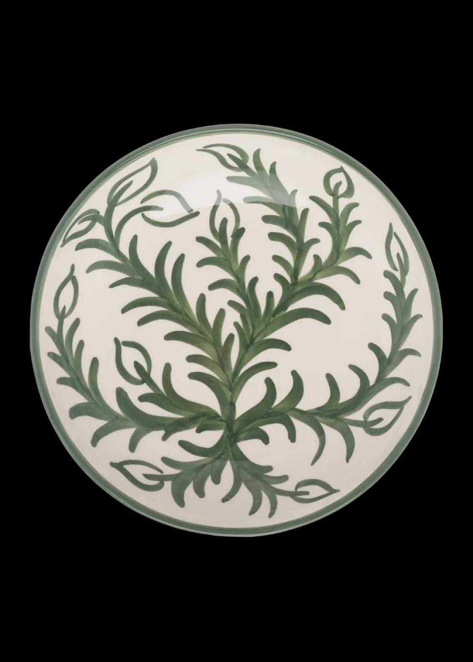 Green Vina Large Bowl