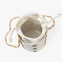 Greenwich Bucket Bag in White