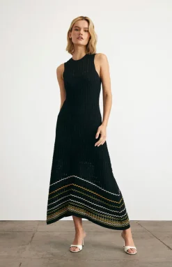 Greyson Dress in Black Multi