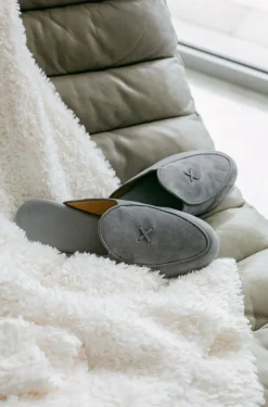 Grigio Suede Milano Mule