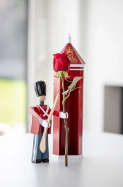 Guardsman With Gun in Red, White, and Blue