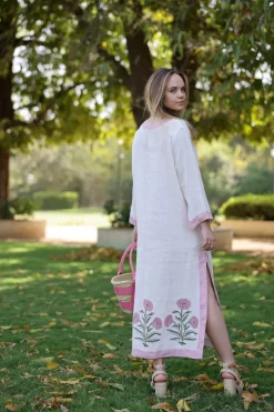Hampton Caftan Pink Flower