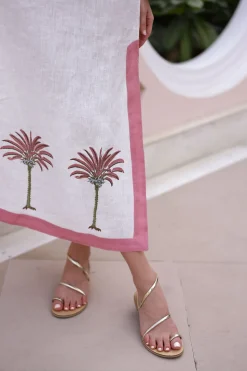 Hampton Caftan Pink Palm