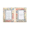 Hand Marbled Picture Frame Folding Book in Multicolor Marbling