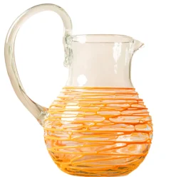 Handblown Glass Pitcher