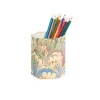Hand-Marbled Pencil Holder Organizer in Multicolor