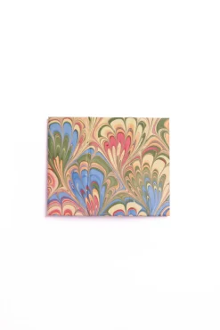 Hand-Marbled Pencil Holder Organizer in Multicolor