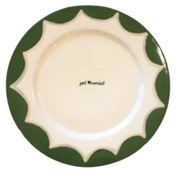 Hand-painted “Just Married” Scalloped Cake Plate