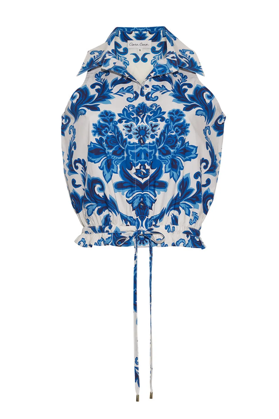 Hannah Top in Fiore Evening Blue