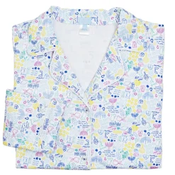 Hanukkah Women's Button Front Pajama Set