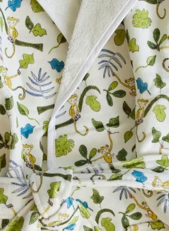 Happy Monkey Bathrobe