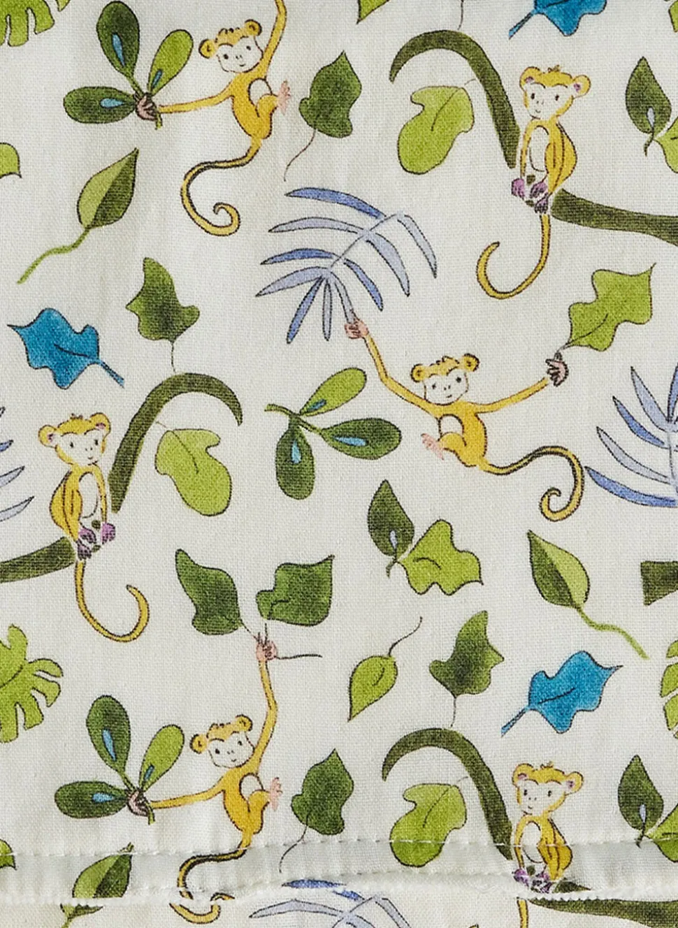 Happy Monkey Burp Cloth