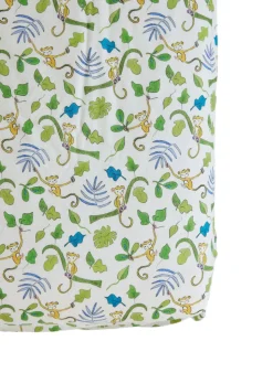 Happy Monkey Crib Sheet