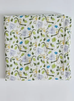 Happy Monkey Shawl Blanket